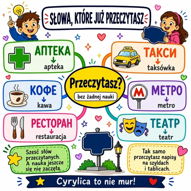 Mapa myśli: Słowa, które już przeczytasz